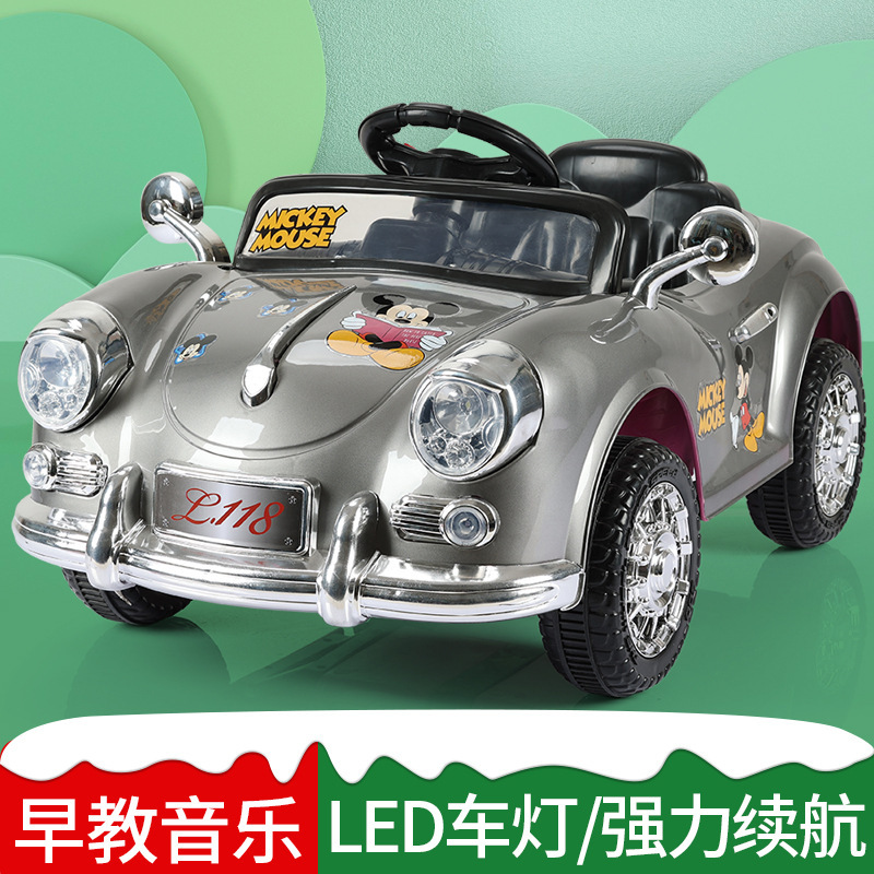 Cuatro ruedas de automóvil eléctrico para niños se pueden sentar 1 - 6 personas con control remoto coche de juguetes recargables para hombres y mujeres coche de baterías para bebés