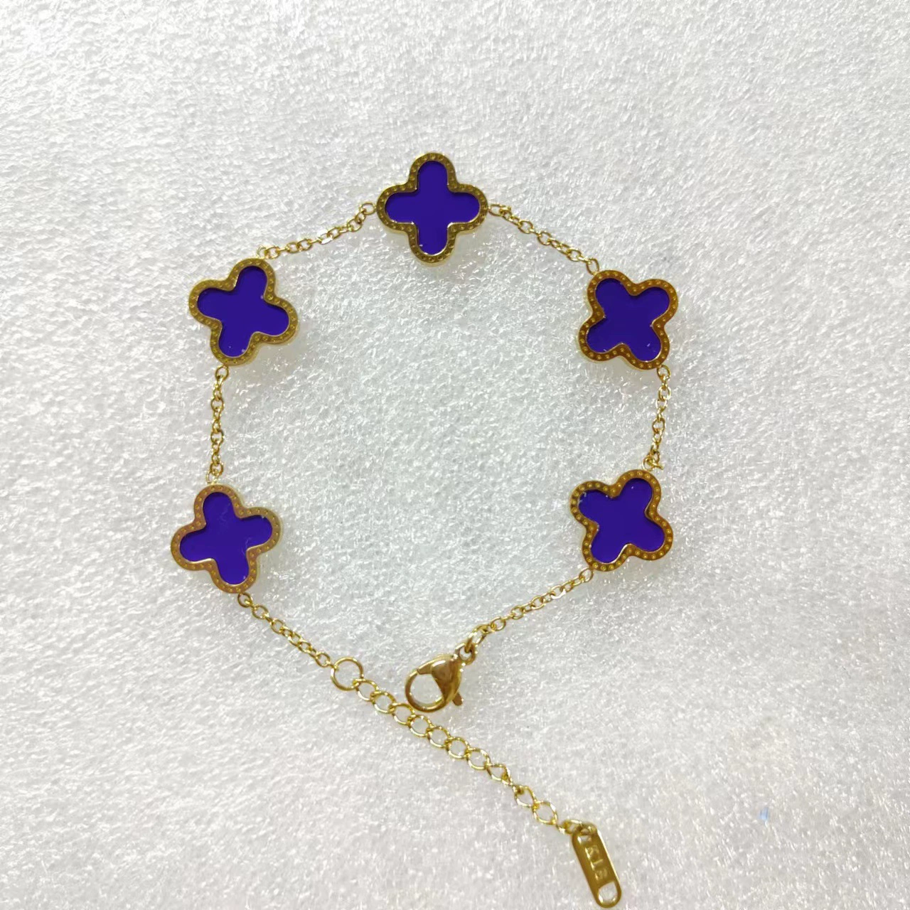 Ювелирное изделие Fashion Four-Leaf Clover браслет, из нержавеющей стали и варианты 18K, разнообразие цветов, не тускнеют