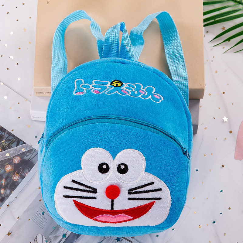 2024 nueva mochila de felpa de moda para niños de dibujos animados lindo jardín de infantes 1-3-4 años para niños y niñas
