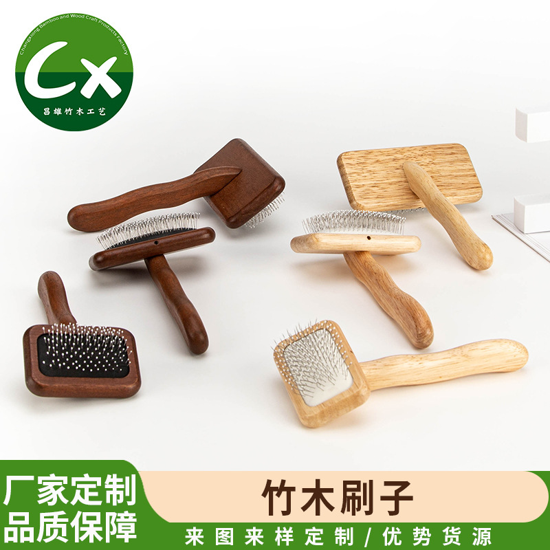 New spot pet comb cat and dog hair removal tools cat and dog cleaning hair cushion comb pet stainless steel needle comb