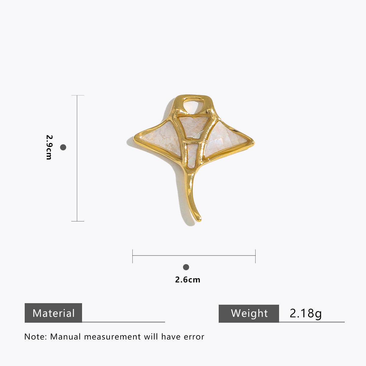 3g Weight Pendant Jewelry Making Type 17*27mm, 24 * 30mm, 26*29mm Jewelry Making Size 18K Gold Plated Plating Material Shell Inlay Material DIY Jewelry Accessories Classification 1 Piece Quantity 304 Stainless Steel Material Tortoise, Leaves, Conch, Fish Pattern All Seasons Season Polished Finish Inlay Design Marine Style Style 1 Piece 17*27mm 24 * 30mm 26*29mm 304 Stainless Steel Shell 18K Gold Plated Tortoise Leaves Conch Polished Pendant DIY Jewelry Accessories 11