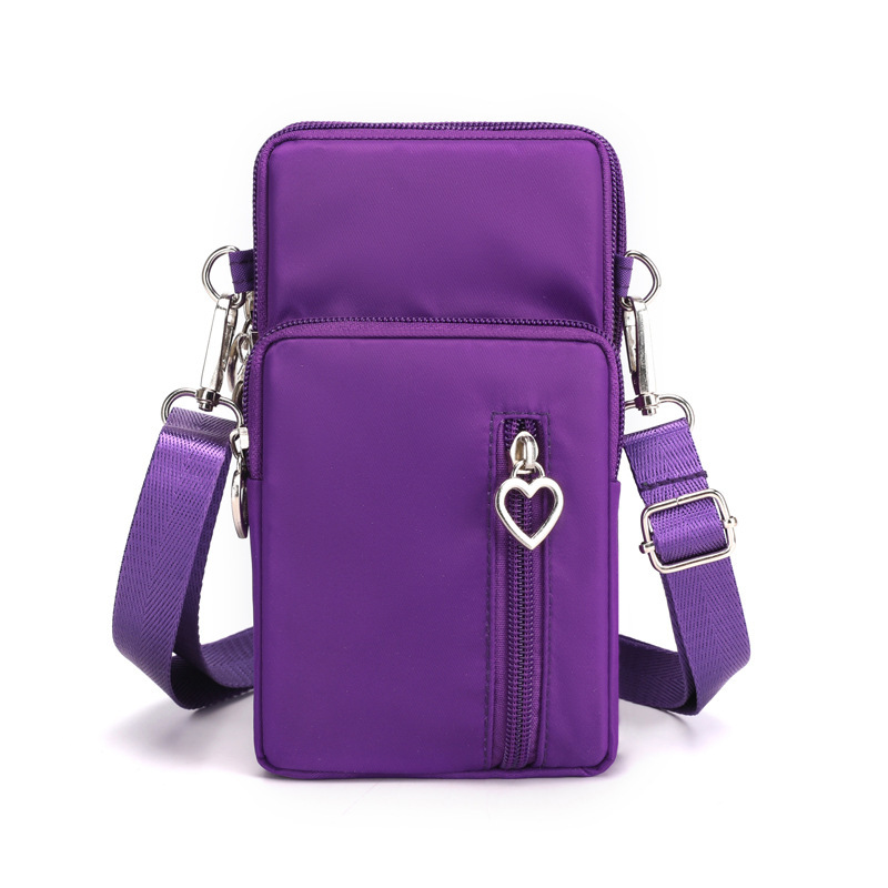 Venta al por mayor transfronteriza 2022 nuevo bolso de teléfono móvil crossbody de las mujeres monedero bolso de la muñeca bolsa de brazo deportivo bolsa de tela crossbody
