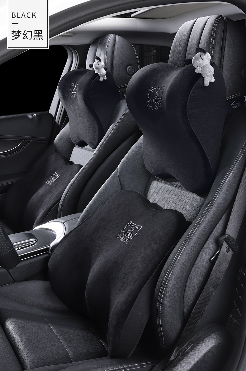 Car House New Car Headrest Waist Latex Cushion Car Seat Neck Pillow Waist Cushion Car Pillow Pillow