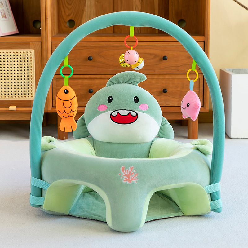 Nuevo asiento de estudio para bebés portátil con varilla, sofá de entrenamiento para bebés del mar, dispositivo de entrenamiento al por mayor transfronterizo