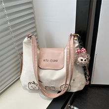 2025新款可爱洋气小众时尚简约通勤质感百搭单肩双肩包女包