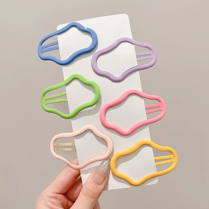 Dopamina para niños nubes rotas clip de cabello mujer cabeza de la parte posterior clip lateral clip de cabello de niña pequeña clip de cabello