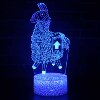 Night light, alpaca, colorful creative table lamp, 3D, creative gift