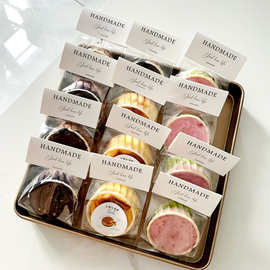 2寸巴斯克纸杯蛋糕包装袋迷你蛋糕甜品打包盒耐高温卷边纸杯模具