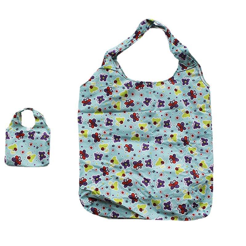 牛津布五分格子母折叠购物袋手提肩背现货批发便携收纳可收纳轻便