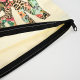 Amazon Canvas Cosmetic Bag in stock Blank Student Zipper Pencil Case Cross-border Large Capacity Cotton Storage Bag Customized