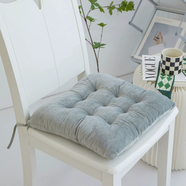 Seat Cushion-Simple Silver Gray