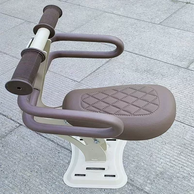 Di Electric Scooter, Child Safety — Electric car child seat - beige-guardrail-bundled-shock-absorption-model