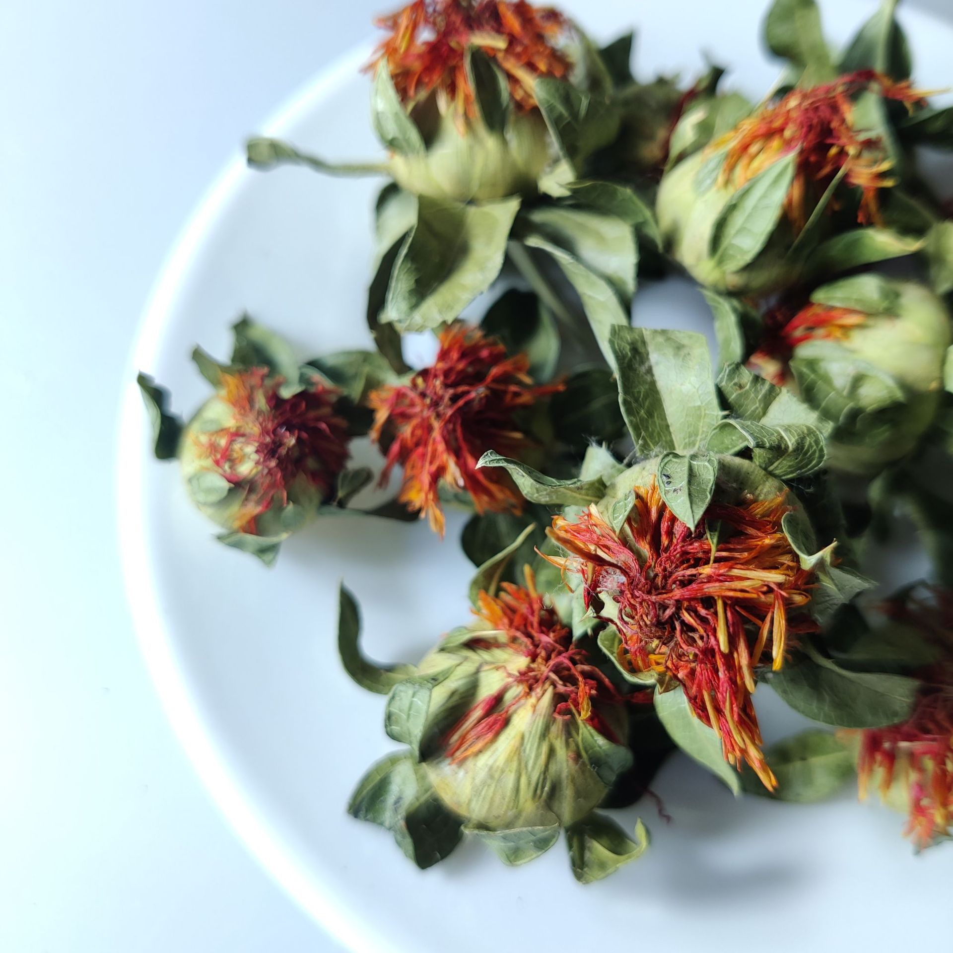 Dried Safflower Herb Hong Hua 500g Loose Herbal Flower for Tea and Decoction preparation