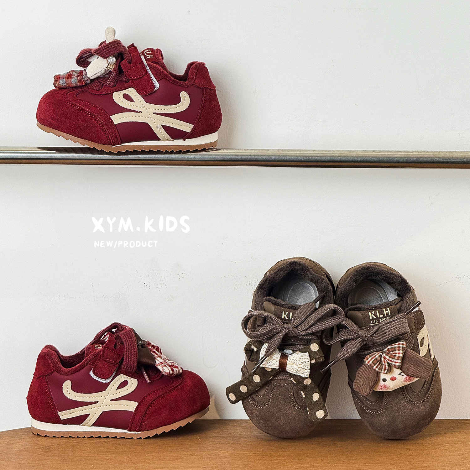 宝宝鞋子加绒休闲鞋2025冬季新款韩版儿童可爱卡通AB版二棉阿甘鞋