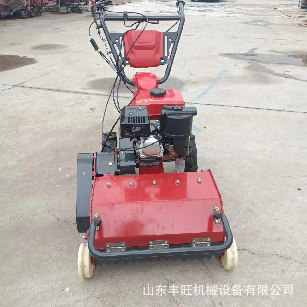 汽油柴油手推式割草机果园碎草机还田机农用除草打草开荒机