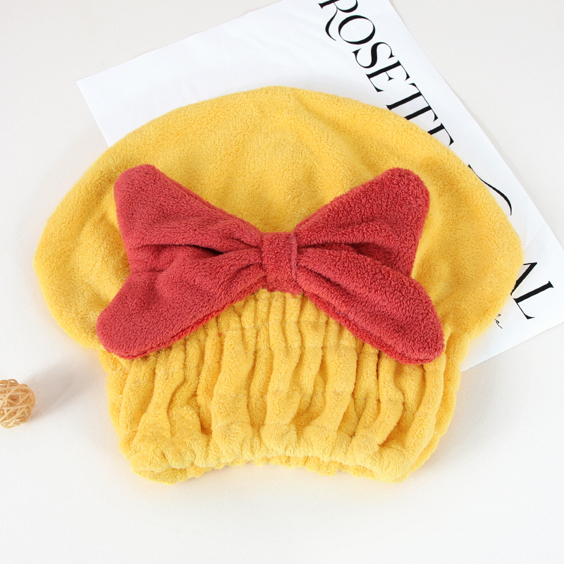 Princesa gorro de secado de cabello súper absorbente bolso de mujer pañuelo de cabeza Pelo Largo gorro de ducha champú de secado rápido Toalla de secado de cabello engrosada Toalla de pelo