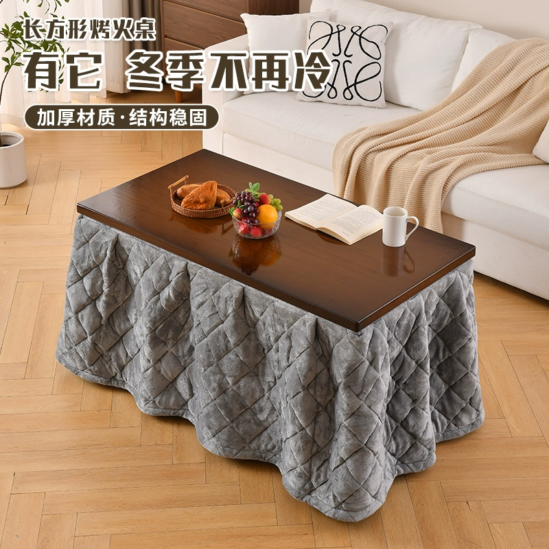 M & Пожарный стол Домашний прямоугольный простой многофункциональный складной подставка для жарки бамбука 1,2 м зимний стол для обогрева