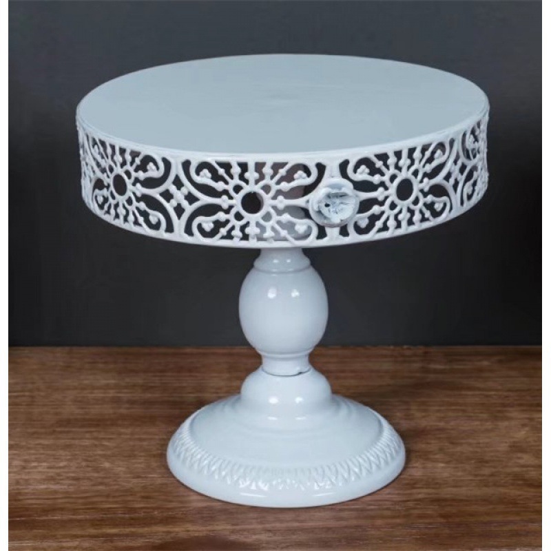 Tabla de postres de boda portapaste combinación set set de hierro forjado europeo 13 piezas set de decoración de bandeja West Point image 4