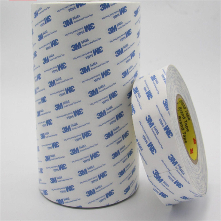 厂家供应9448a双面胶带 9448a胶带 透明白胶新版蓝字 有散