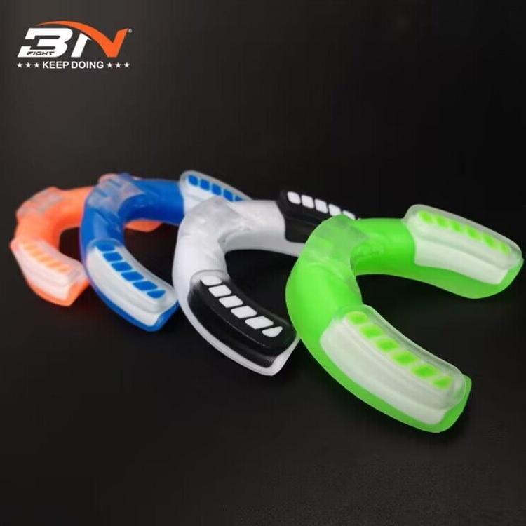 Bn Boxing Mouth Guard Muay Thai Sanda Taekwondo Training Mouth Guard Fighting Sports Fitness Mma Braces Protective Gear