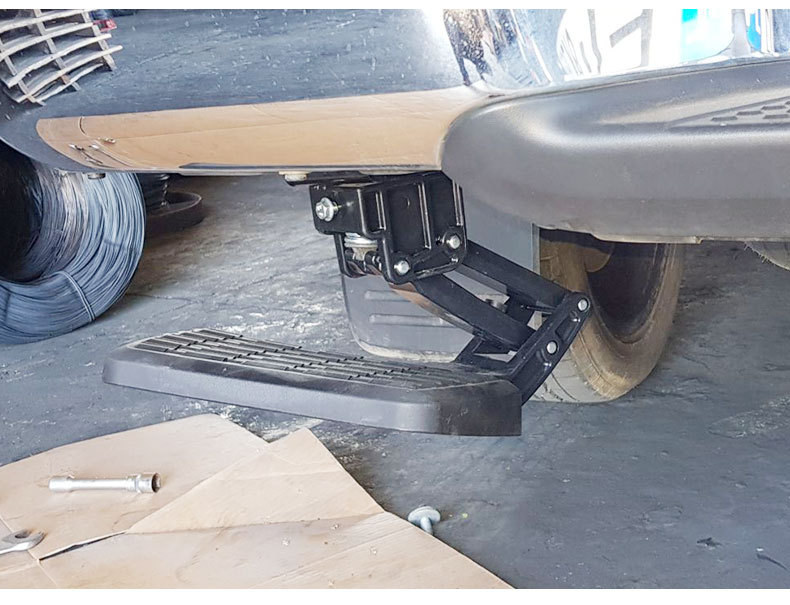2016-2023 Volkswagen Amarok Pickup Truck Modification Accessories, Rear Folding Step, Thickened Load-Bearing Boarding Step