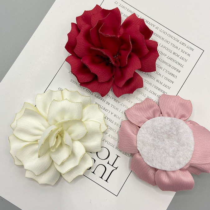 Accesorios de la joyería de bricolaje tela no tejida 1-8cm tela no tejida Junta redonda no tejida accesorios para el cabello semi-parche