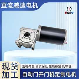24v电梯自动门感应门机电机涡轮蜗杆减速直流12v调速小型马达微型