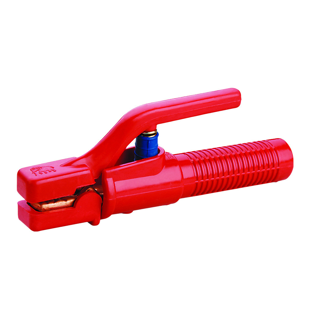 Pinzas de soldadura al por mayor de la fábrica de origen, pinzas de soldadura no calientes, clips de soldadura de diamante negro anticaídas, pinzas de soldadura de grado industrial de 500A. image 12