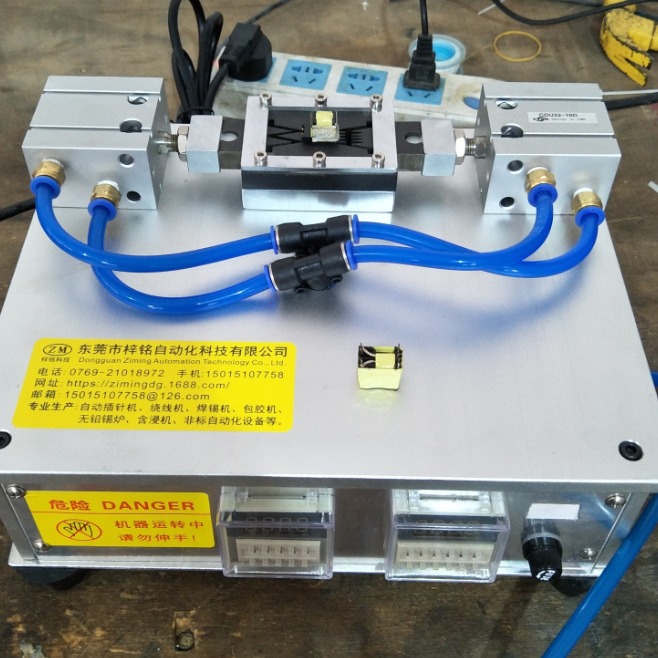 PQ3235整脚机气动整脚机高低频变压器整脚机气缸气动针脚整脚机