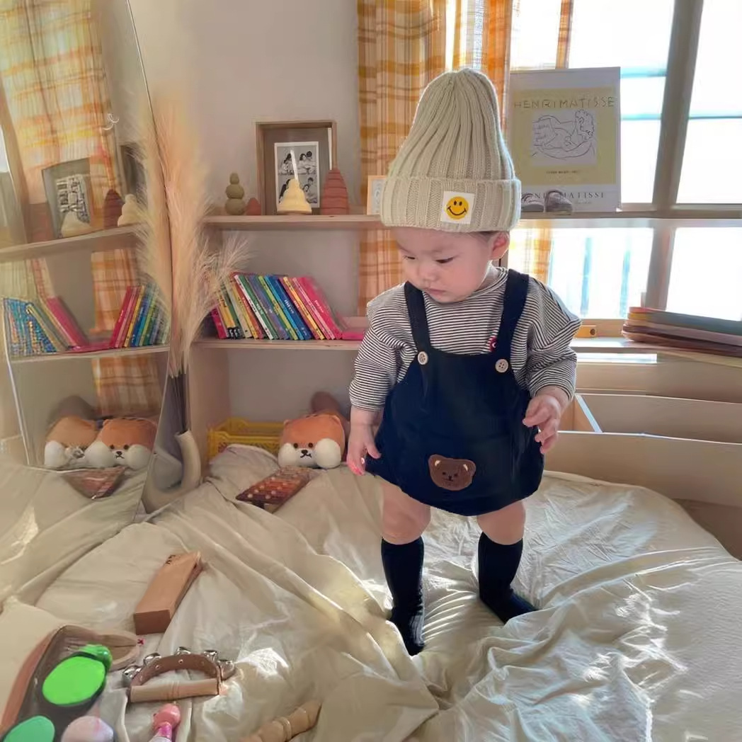 婴儿外出服春装儿童春季衣服春款包屁裤韩版童装宝宝背带大PP短裤