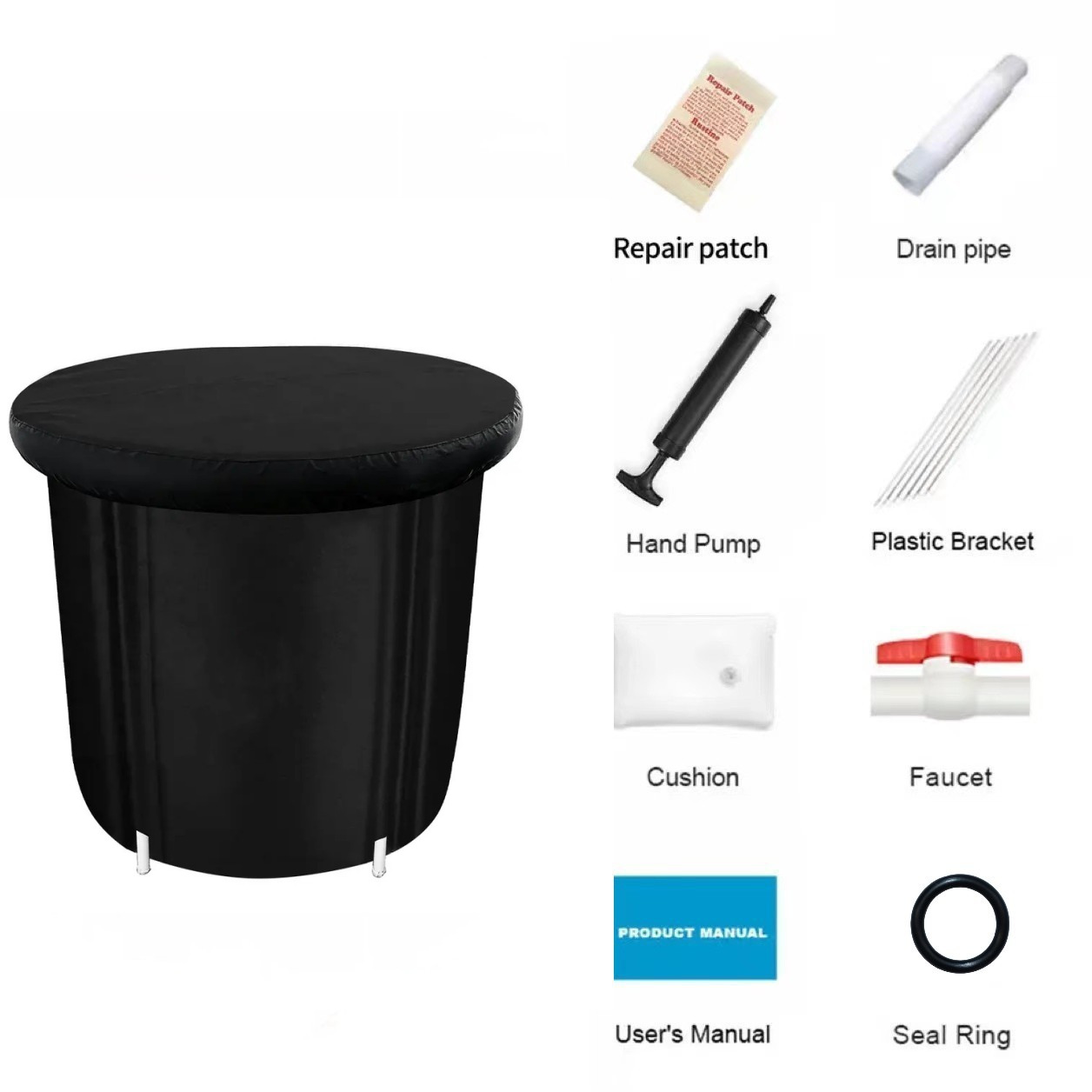 두꺼운 플라스틱 브래킷 표준 + 먼지 덮개