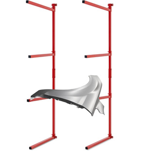 Wall Mounted Bumper Rack Car Bumper Storage Rack Efficient Body Repair Shop Parts Rack