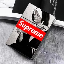 潮牌塑料烟盒 翻盖20只烟盒自动弹开创意广告烟盒软硬通用