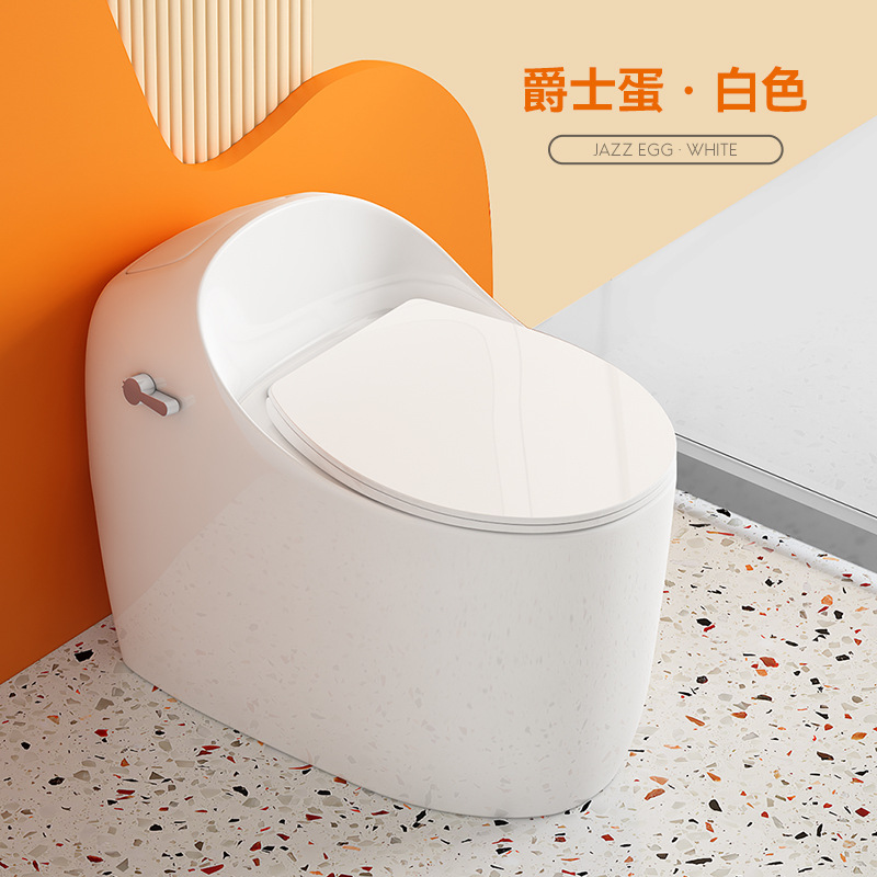 Nuevo hogar interior personalizado anti-bloqueo de una sola pieza fila de piso ultra-alto sifón moderno simple inodoro redondo al por mayor