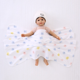 Детское хлопковое тонкое одеяло для новорожденных, осеннее