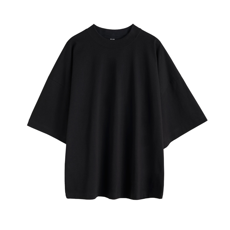 ROW極簡風郭形コウモリ袖tシャツ女性ゆったり版後中縫いデザイン感シンプルな半袖tシャツ