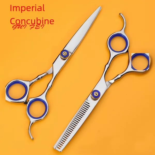 Factory wholesale 6 inch beauty salon scissors stainless steel Barber scissors hairdressing flat scissors thin scissors
