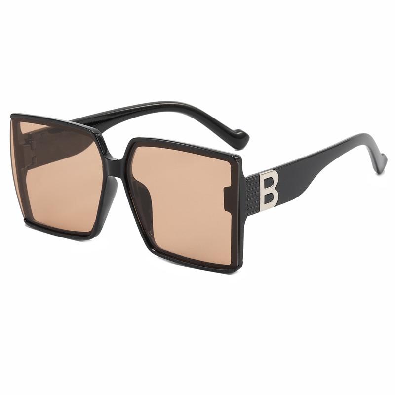 Large frame square UV protection sunglasses wholesale trend 2024 new ladies sunglasses fashion casual glasses men