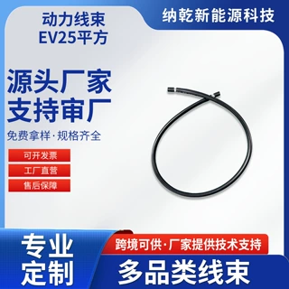 定制动力线束新能源加工新能源汽车储能电池系统电子动力线束工业