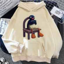 Pingu hoodies women vintage harajuku Fleece japanese pulls