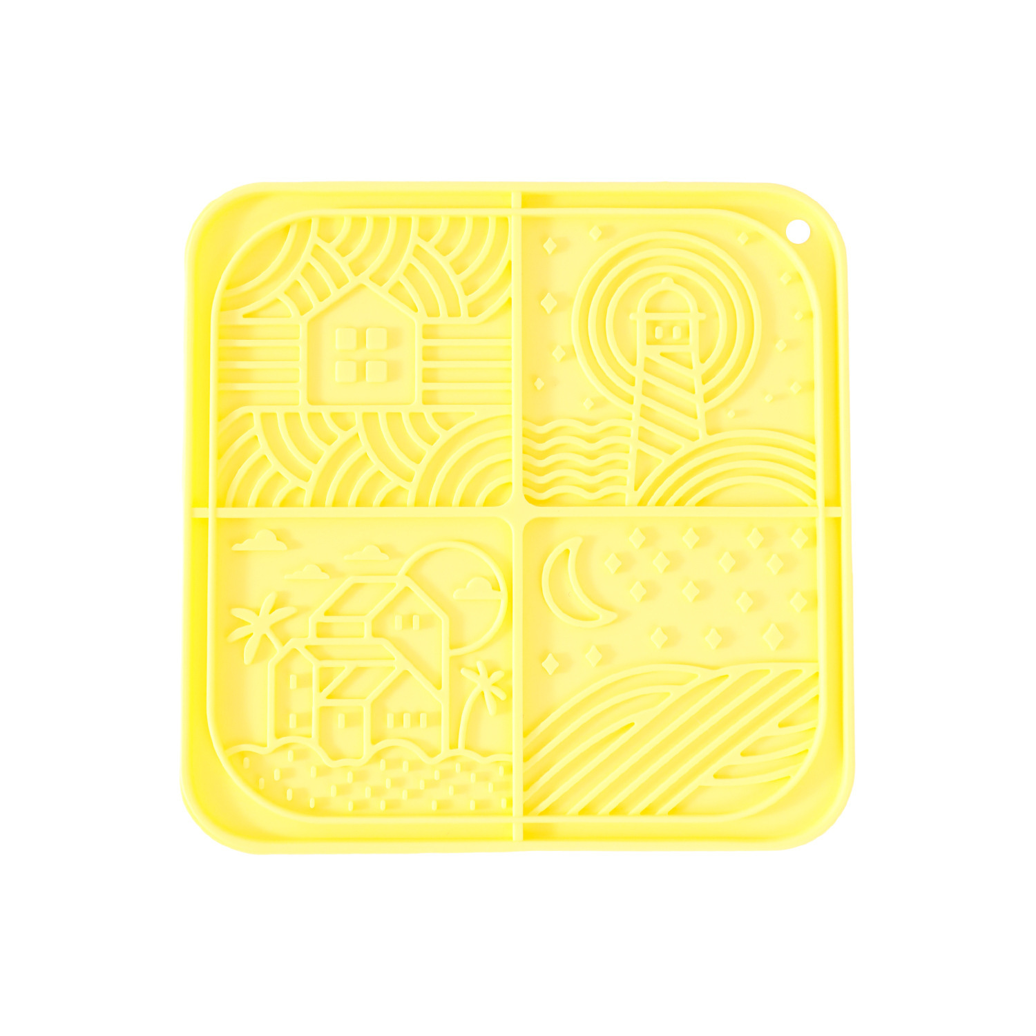 Silicona transfronteriza comida lenta con ventosa mantel de mesa mantel de mesa tazón de perro mascota impermeable antideslizante y anti-asfixia plato de lamer