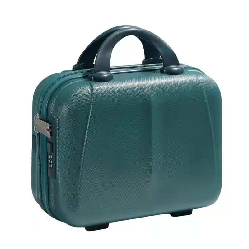 Maleta simple de estilo coreano logotipo imprimible estuche cosmético 14 pulgadas bolsa de viaje de 16 pulgadas caso portátil