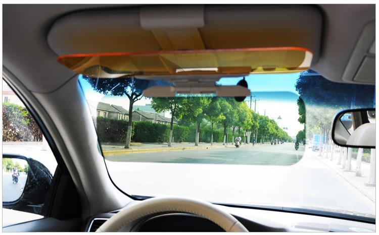 Car Sunshade Anti-Glare Goggles Anti-High Beam Car Accessory Dual-Use Day and Night Sun Visor