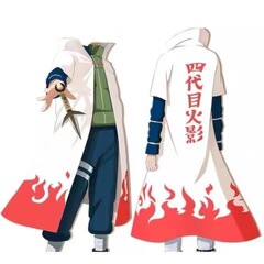 アニメ火影忍者四代目マント暁組織服波風水門コスプレ服装風衣コート