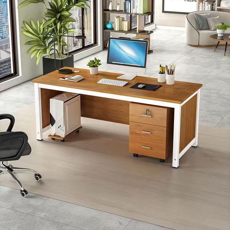 Computer Desk, Simple Modern Desktop Executive Desk, Office Desk, Staff Desk and Chair Combination, Office Staff Desk Computer Desk, Simple Modern Desktop Executive Desk, Office Desk, Staff Desk and Chair Combination, Office Staff Desk