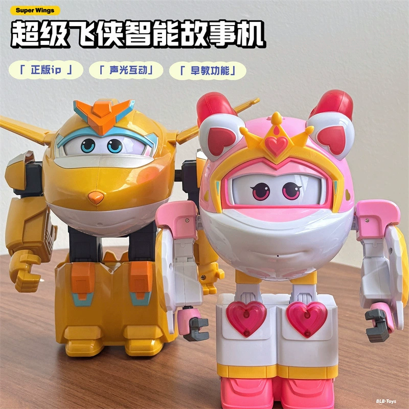 Трансформирующийся робот Super Wings со звуковыми историями