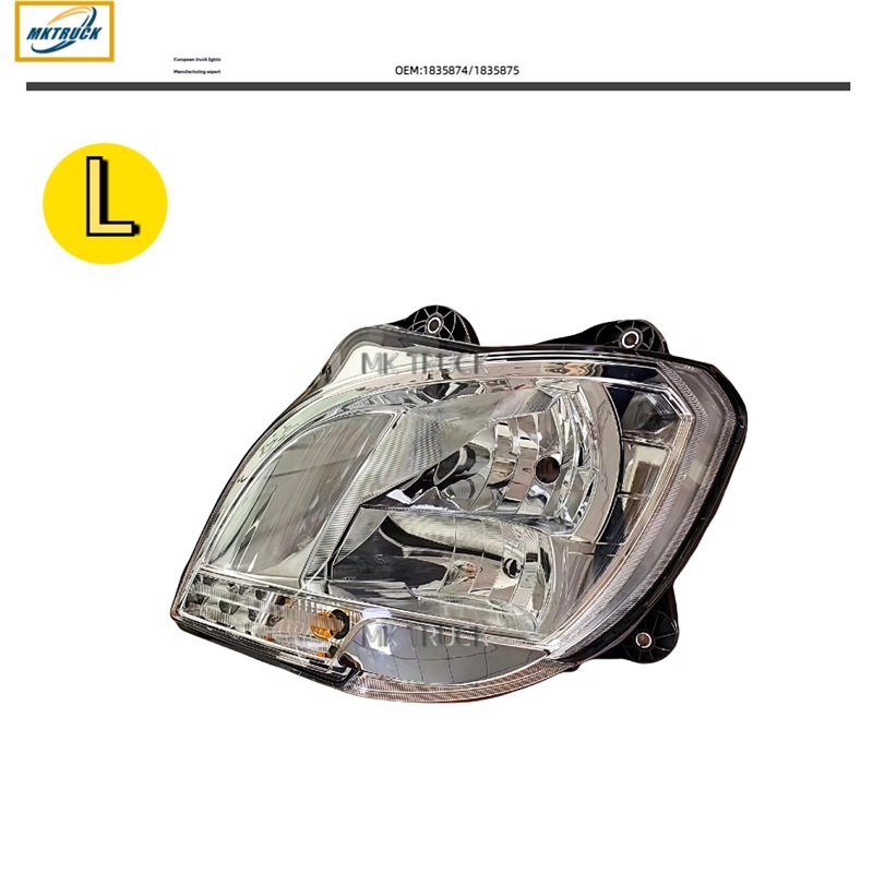 Conjunto de faros para conducir 1835874/1835875 para la fábrica de piezas de camiones de la serie DAF de Duff