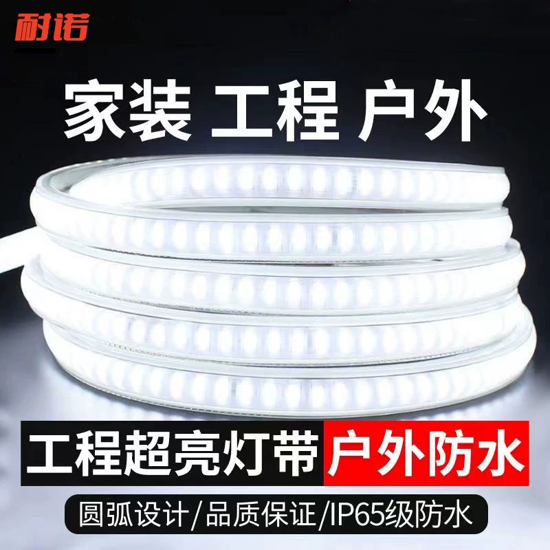 Супер яркая высоковольтная световая лента 220 В с вилкой, уличная водонепроницаемая светодиодная лента 36 В, низковольтная инженерная световая лента, световая лента 24 В, освещение
