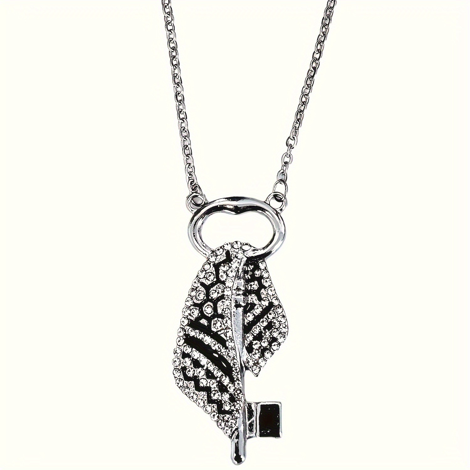 Colar de corrente cubana para homem com pingente estilo_voghion.com