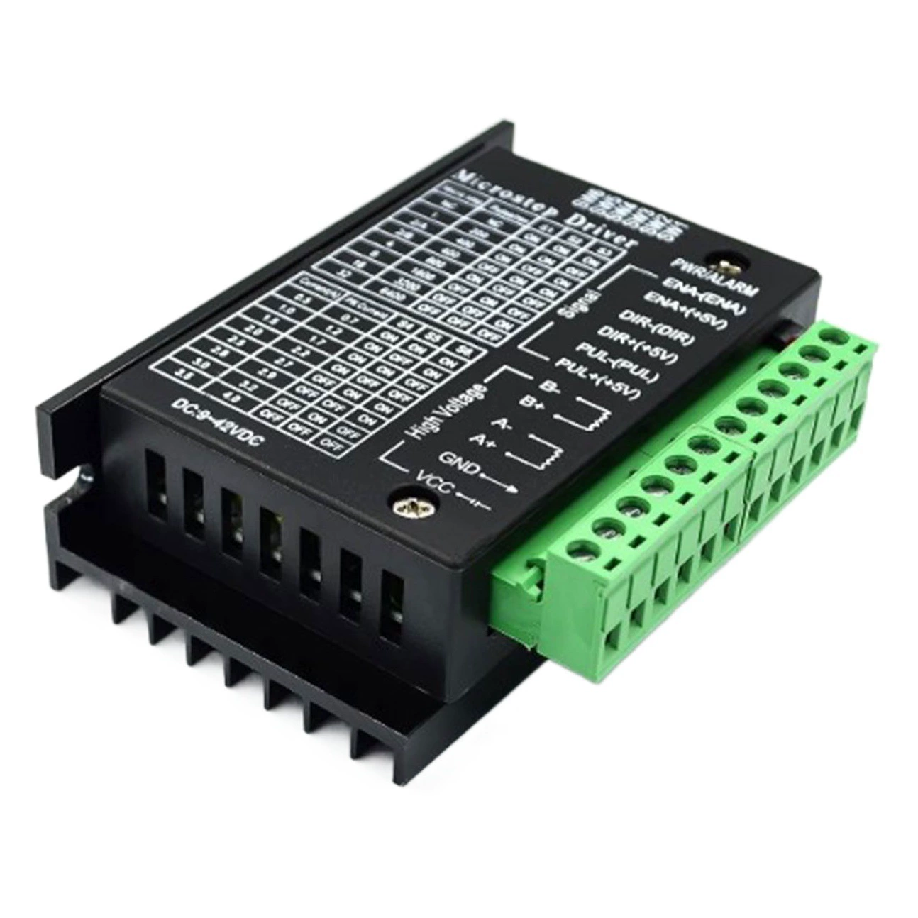 Драйвер шагового двигателя 42/57 TB6600 Модернизированная версия 32 подразделение 4.0A 42V (импульс 3-24V)